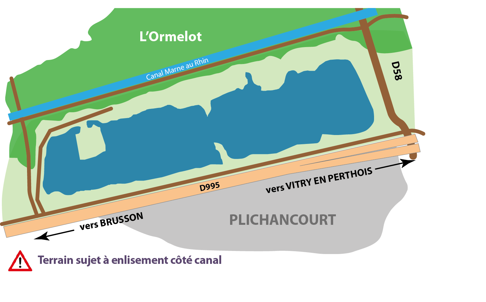 Étang fédéral champ fleuri