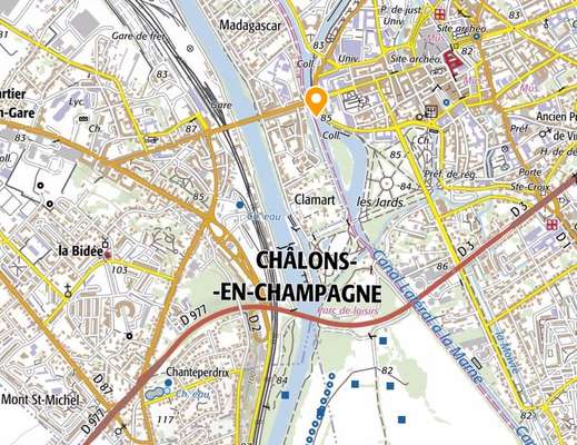 plan de chalons en champagne